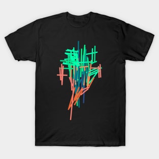 Abstract Mystic Color Graphic T-Shirt